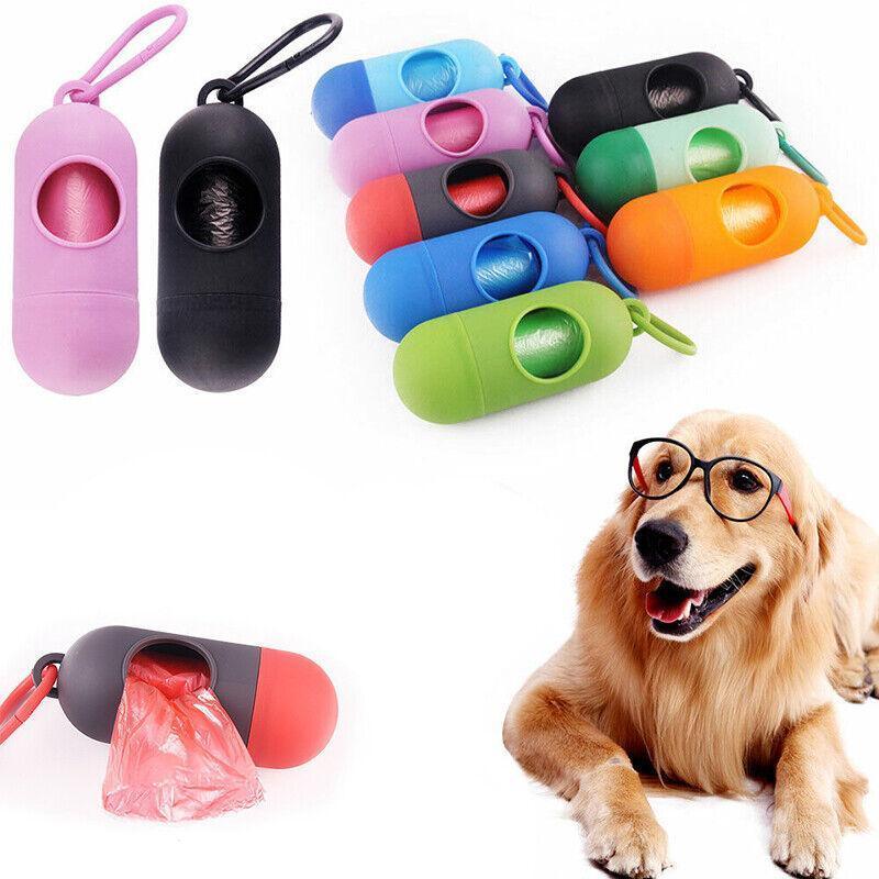 Portable Dog Waste Bag Dispenser Light Blue Dark Blue - Image 5