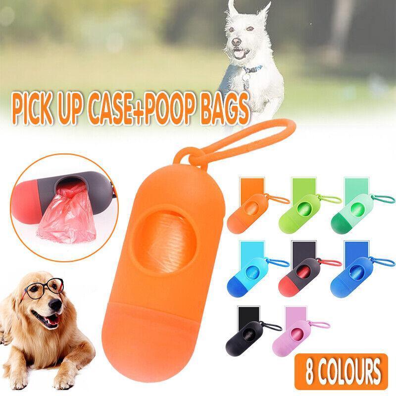 Portable Dog Waste Bag Dispenser Pink