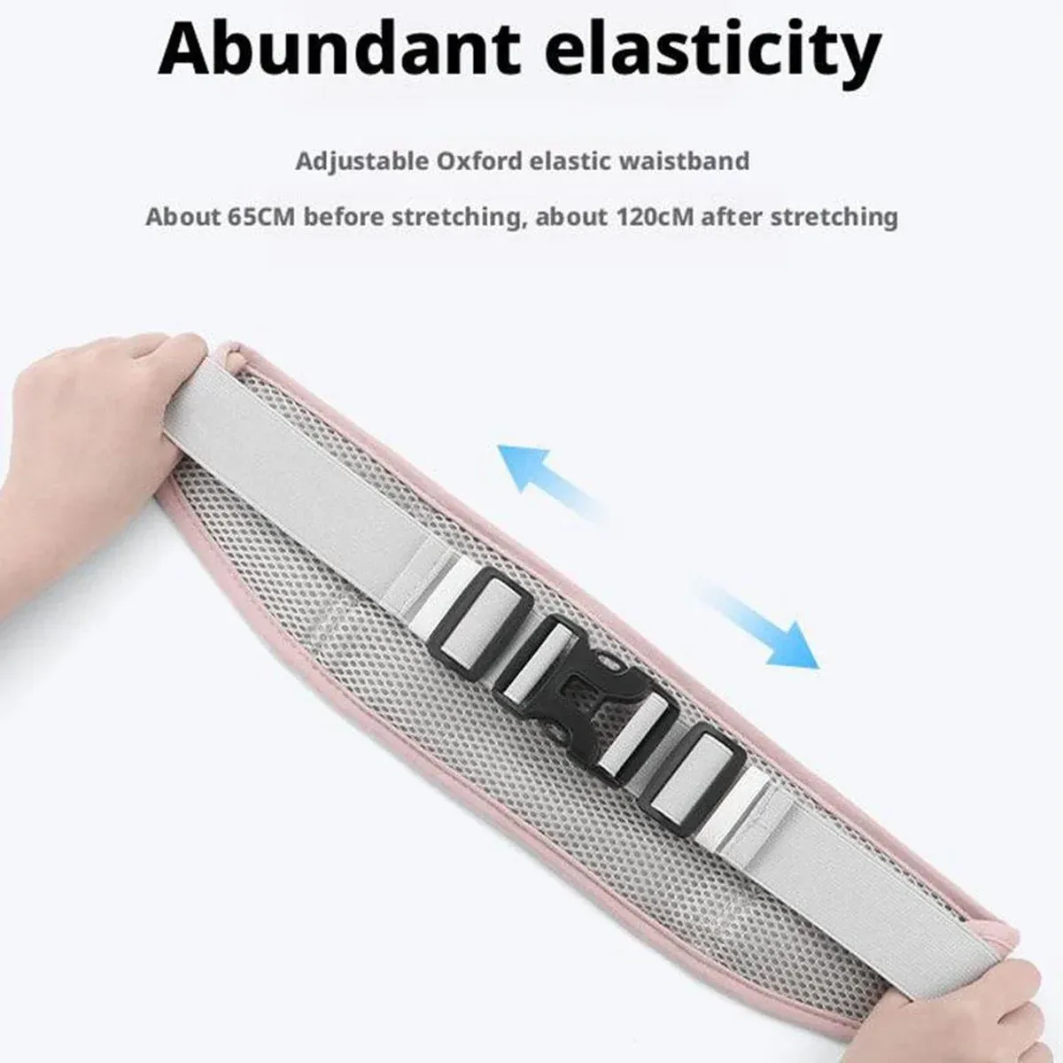 Running Waist Bag Phone Holder - Shining Grey - Image 7