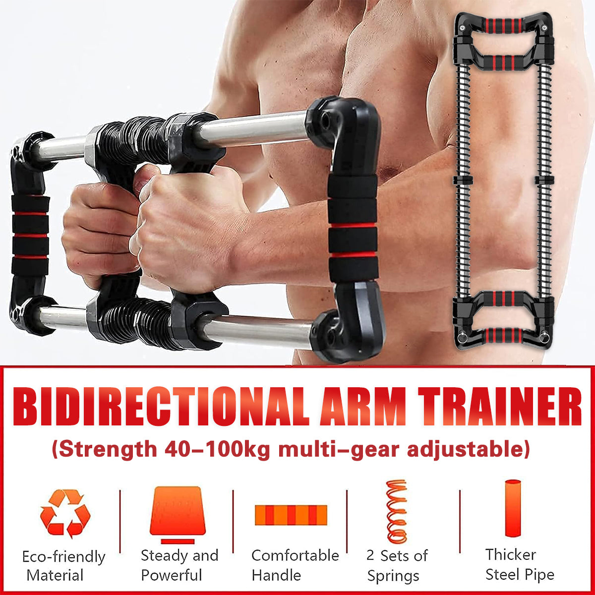Arm Trainer Pull Press Bar 100kg