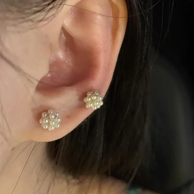 Fashion Pearl Wedding Earrings Cherry - Image 11