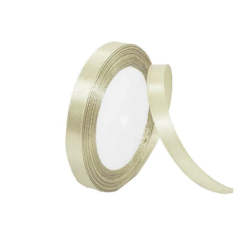 10mm Satin Ribbon 5m - Cream