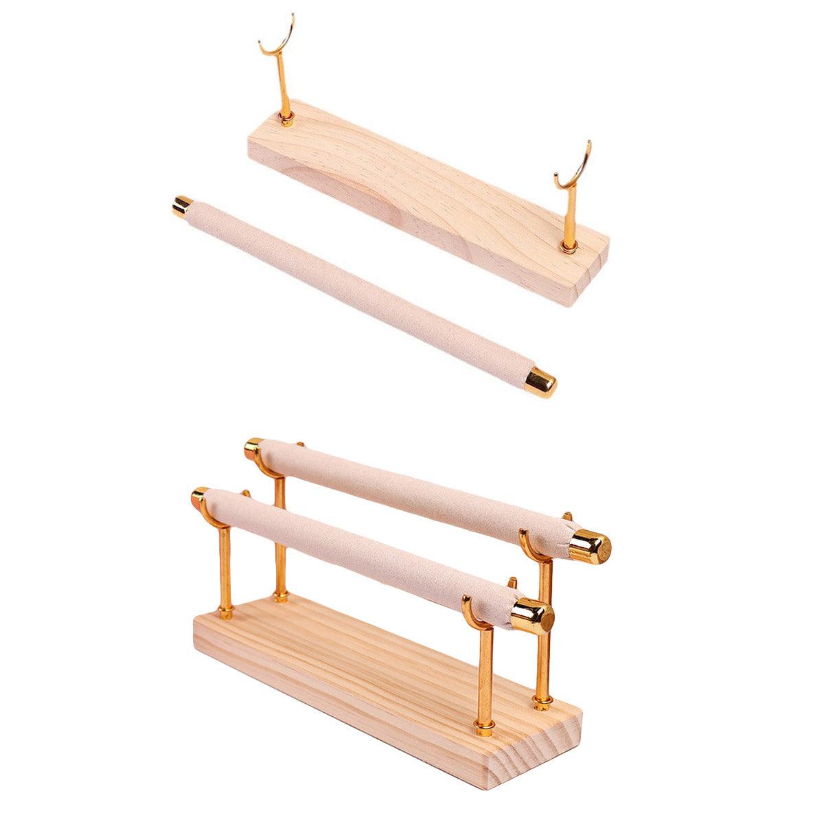 Simple Wooden Jewellery Organizer Rack - Image 2