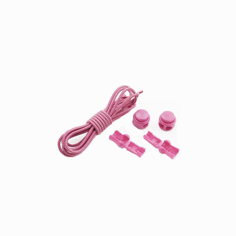 No Tie Elastic Shoelaces - Rose Red - Image 21