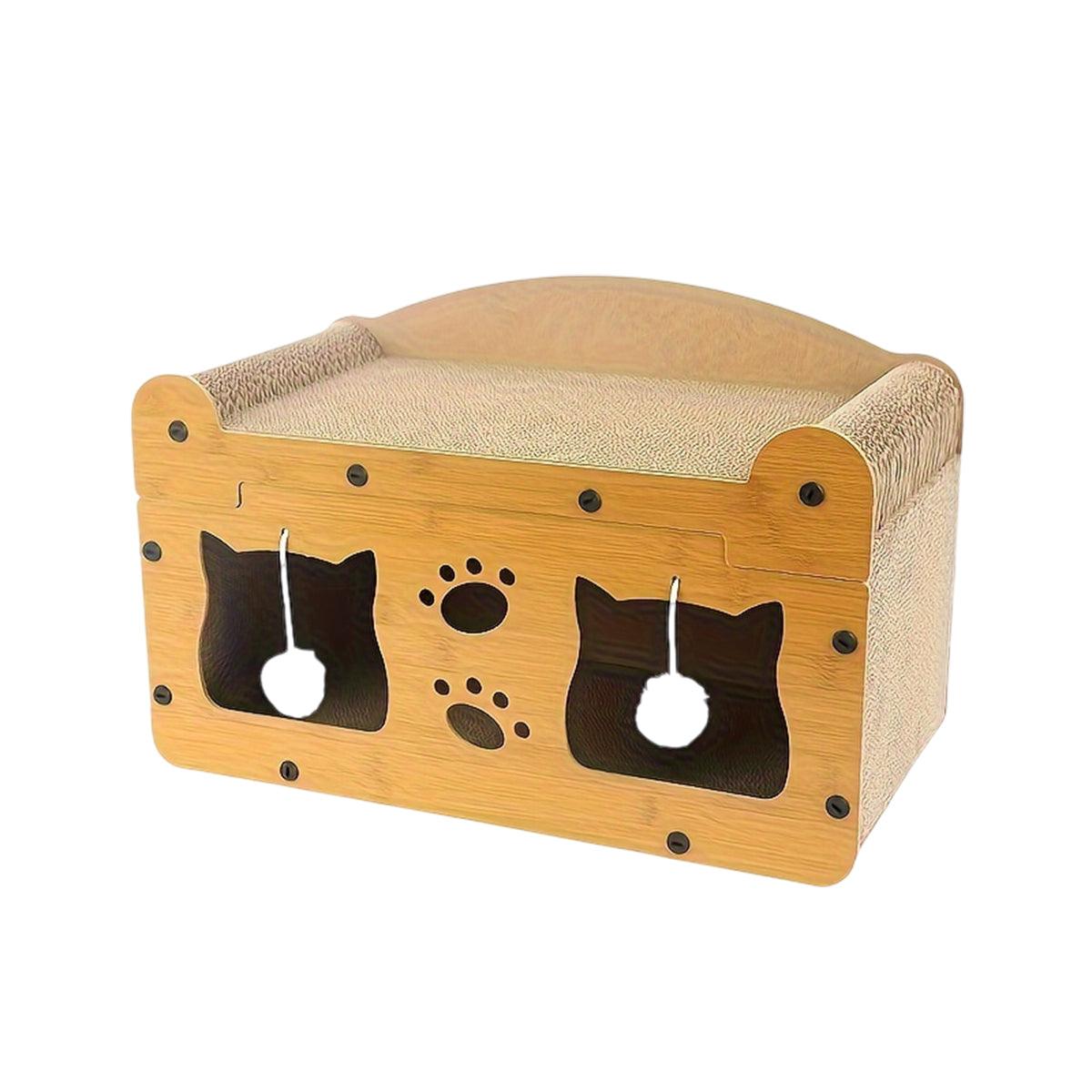 Cat Scratching Board Nest All in One - Image 2