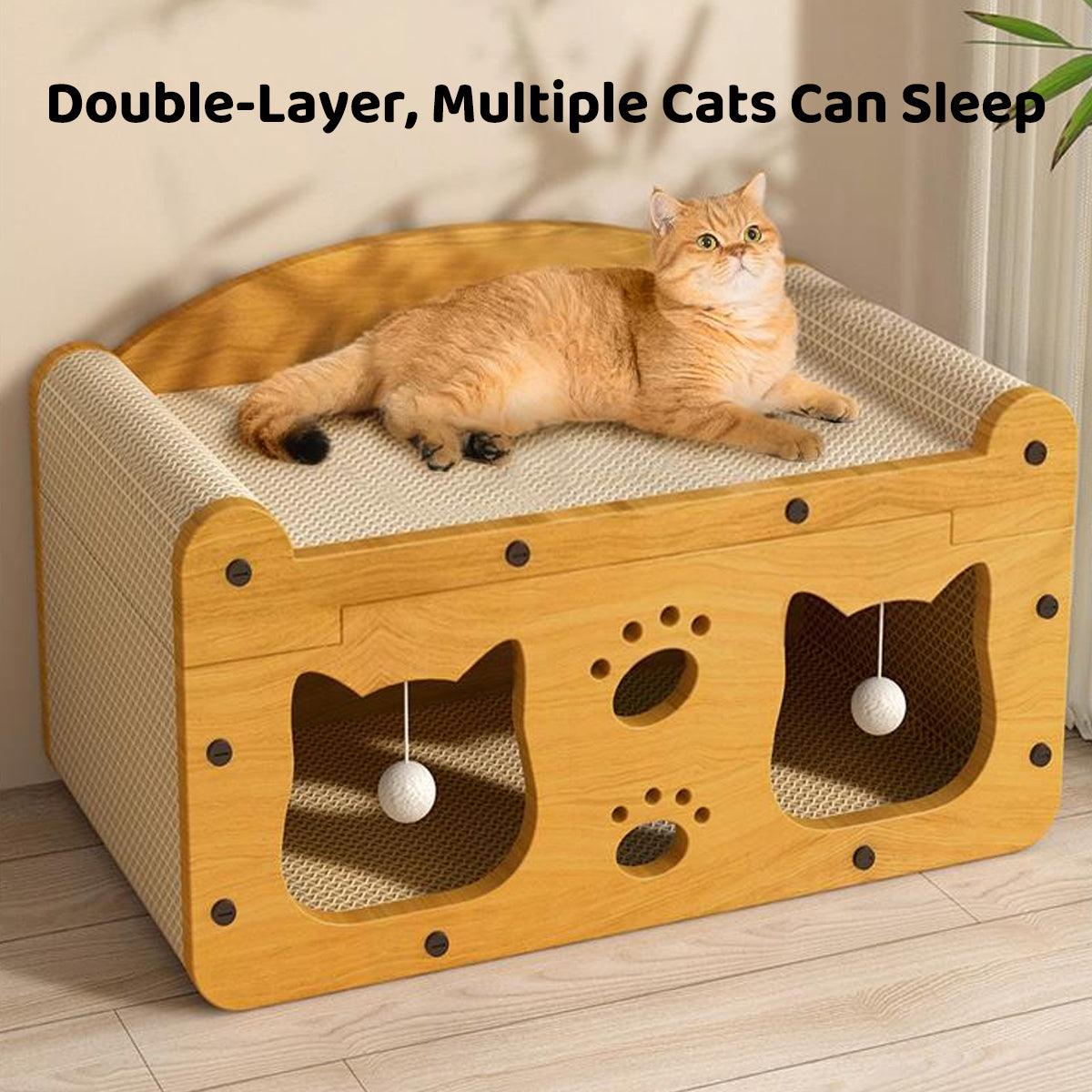 Cat Scratching Board Nest All in One - Image 4