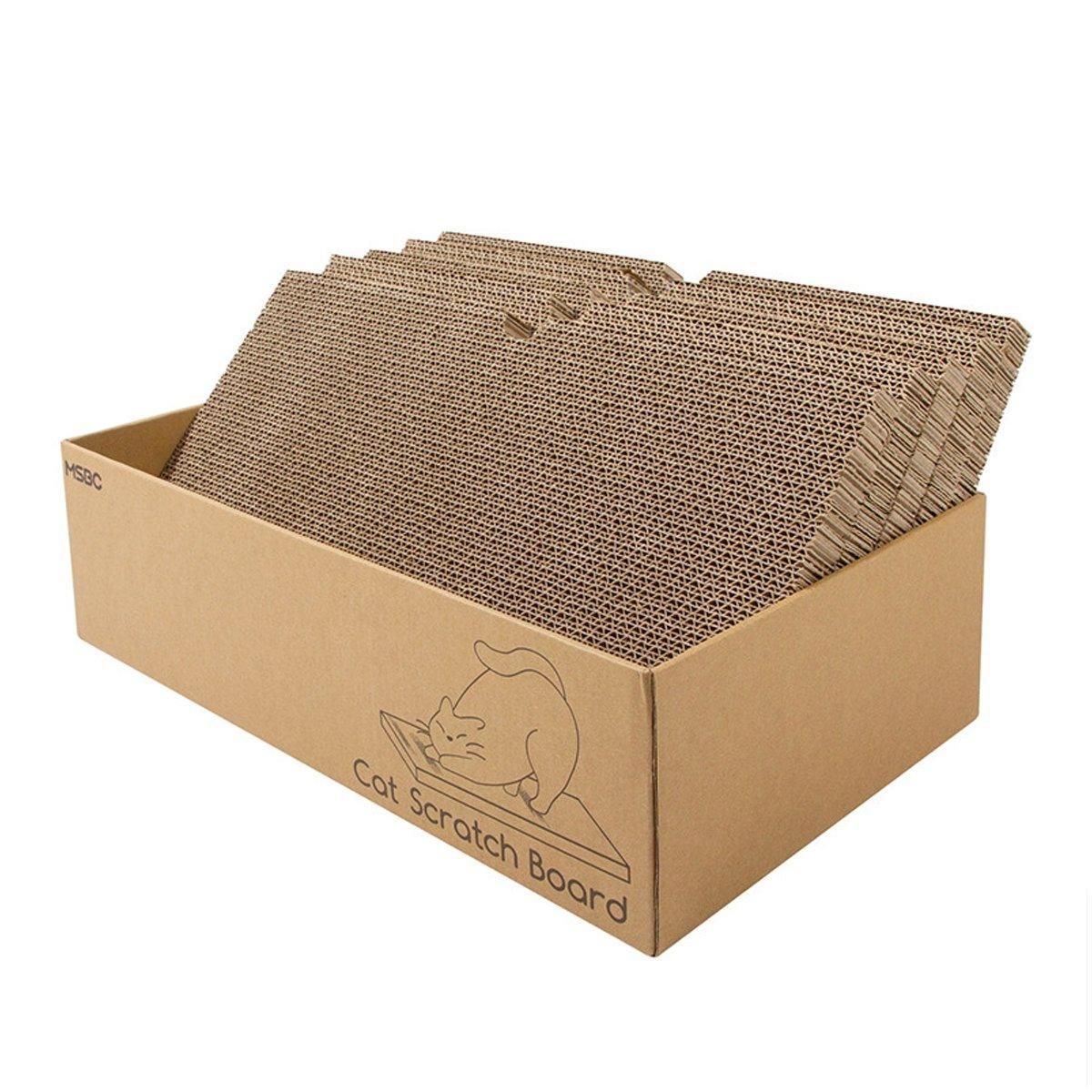 Corrugated Cardboard Cat Scratcher Cartoon - Image 2