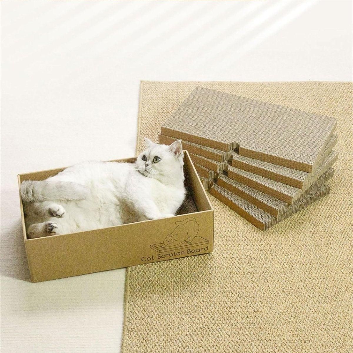 Corrugated Cardboard Cat Scratcher Cartoon - Image 6
