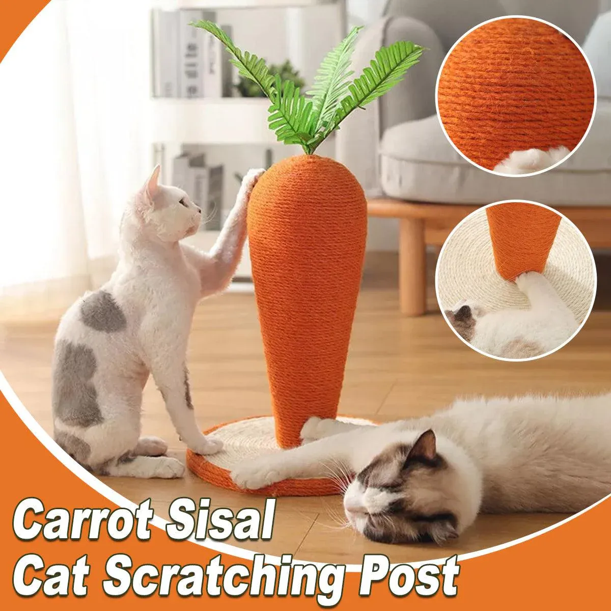 Carrot Cat Scratching Post