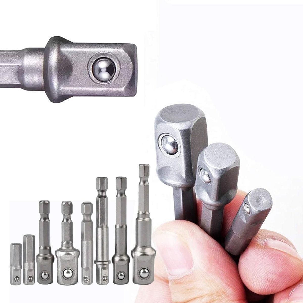8pcs Hex Shank Socket Adapter Set - Image 5
