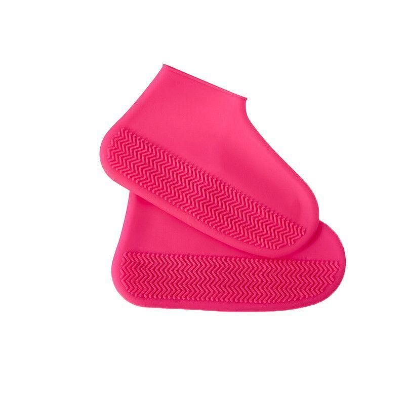 Shoe Cover Waterproof Silicone M Red