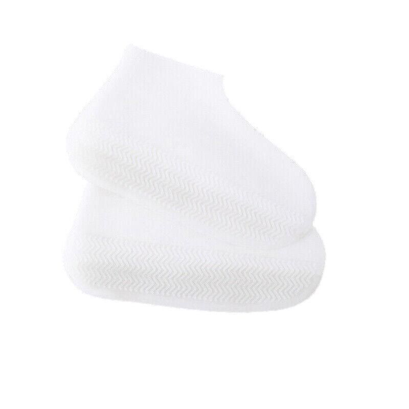 Waterproof Silicone Shoe Cover S - White