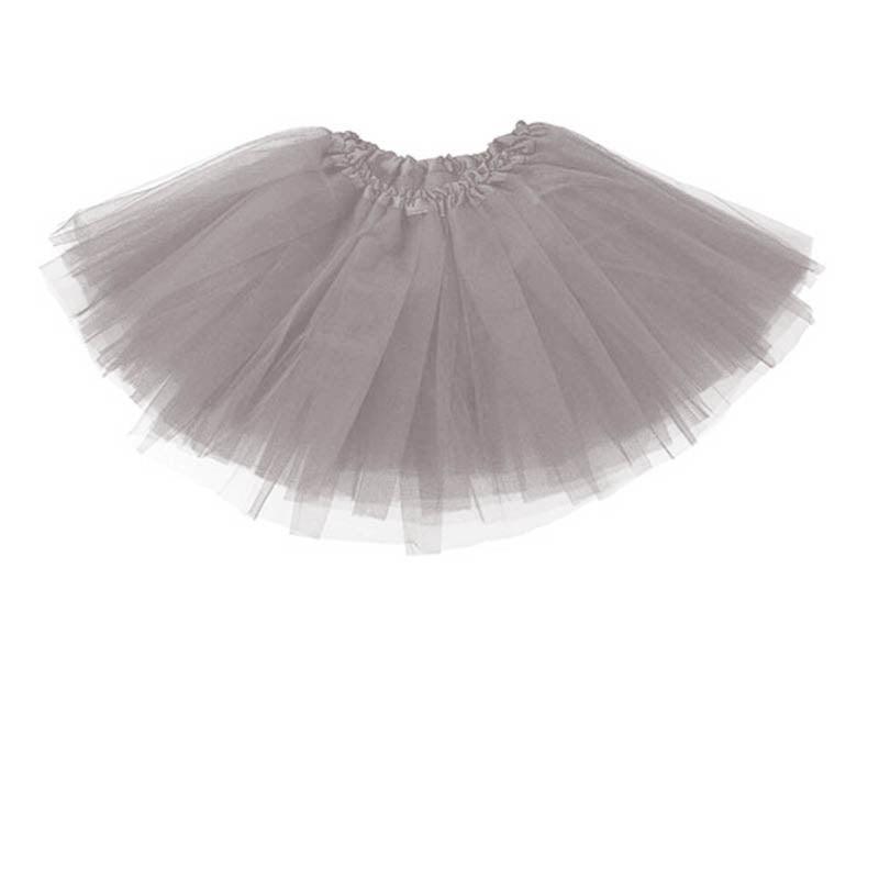 Tulle Tutu Skirt Party Costume - Grey - Image 12