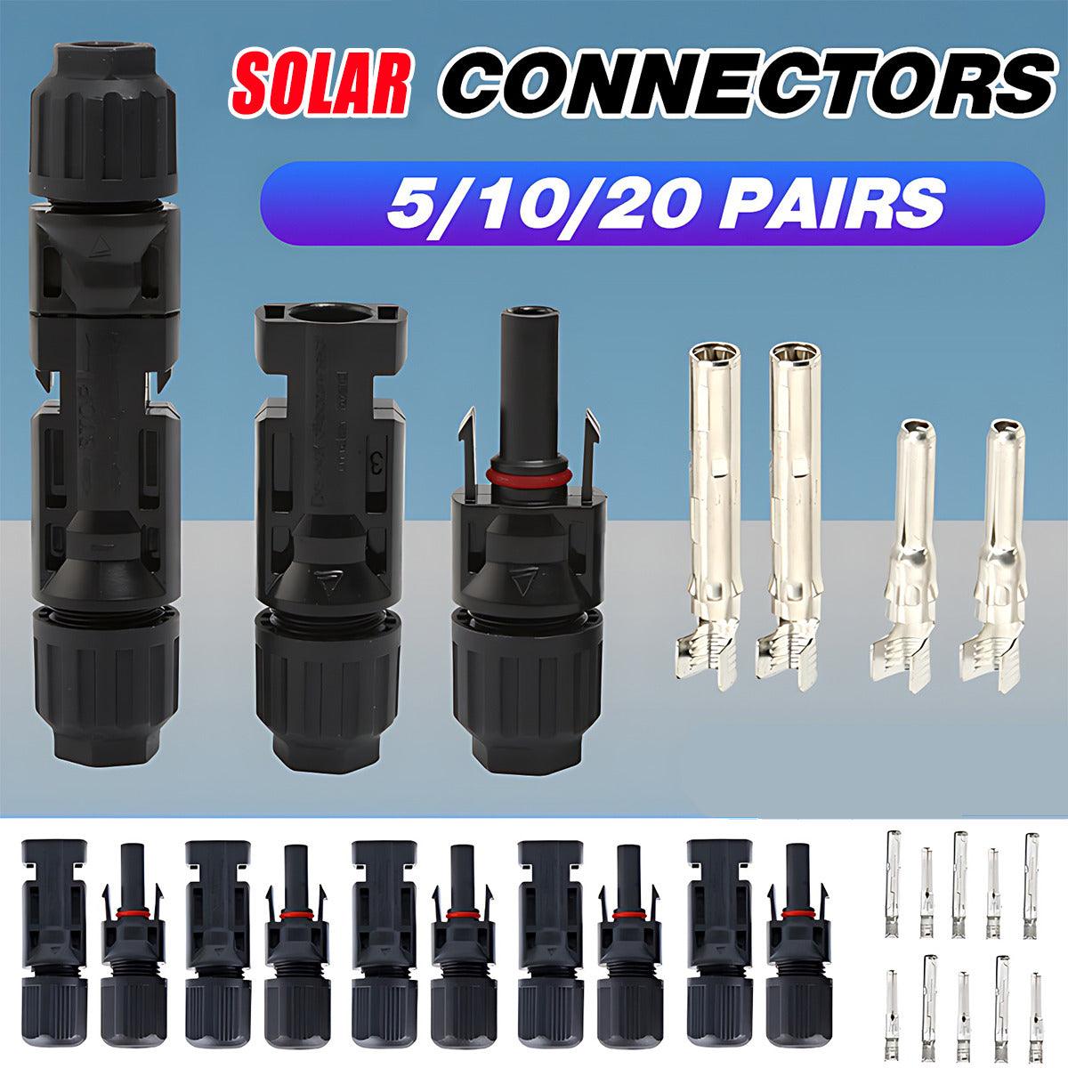 5 Pairs PV Connectors Solar Panel 30A