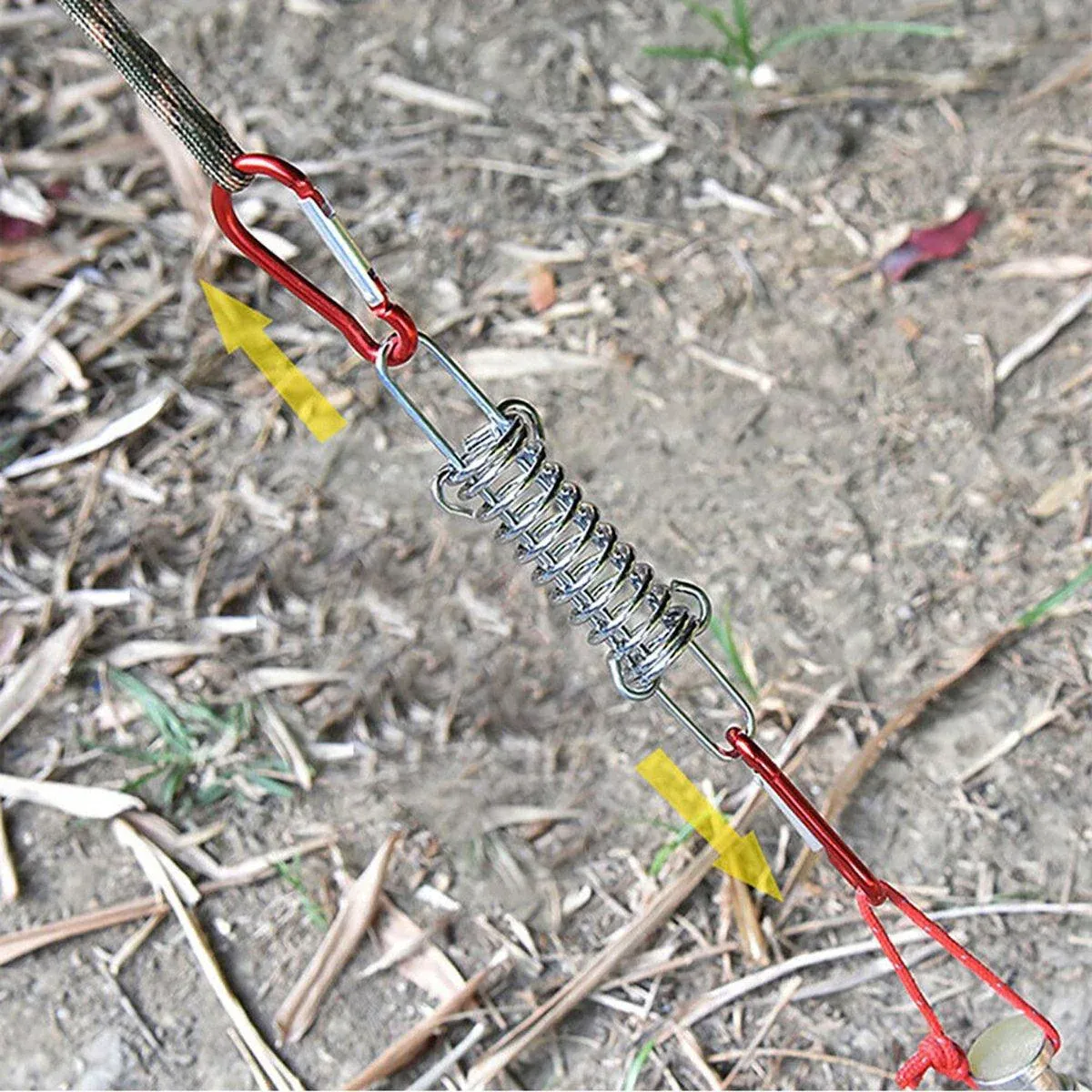 Outdoor Camping Tent Spring Rope Buckle 1pair - Image 7