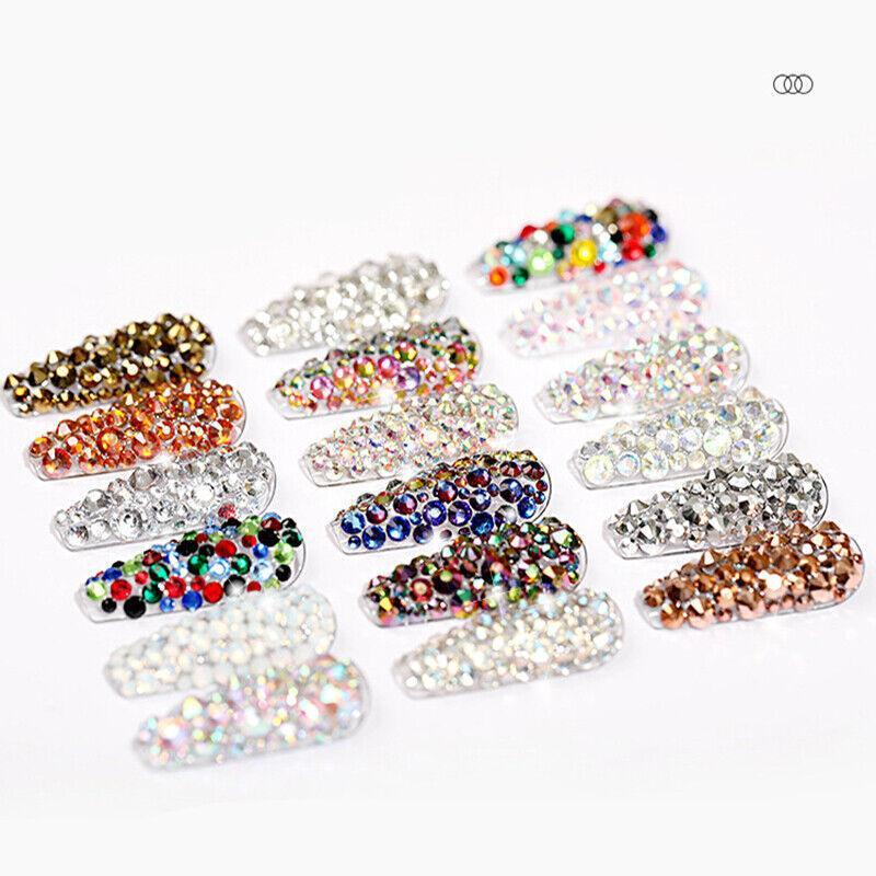 1440Pcs Glitter Rhinestones Crystal Nail Art AB - Image 5