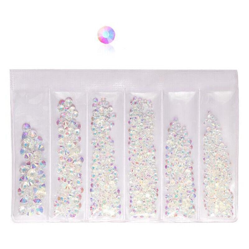 1440Pcs Glitter Rhinestones Crystal Nail Art AB - Image 14