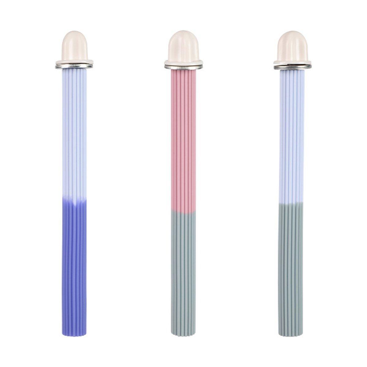 Non-Slip Silicone Parrot Perch Pink Grey - Image 2