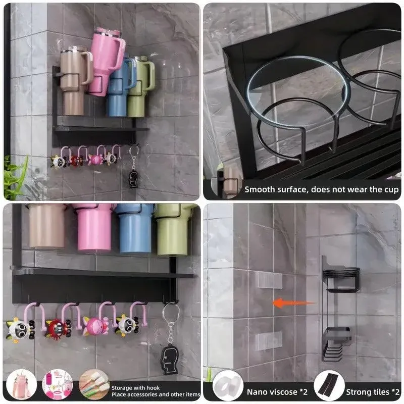 Magnetic Mug Organizer Cup Holder White - Image 12