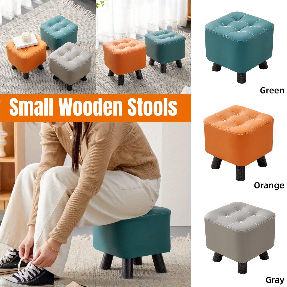 Small Stool Household Orange