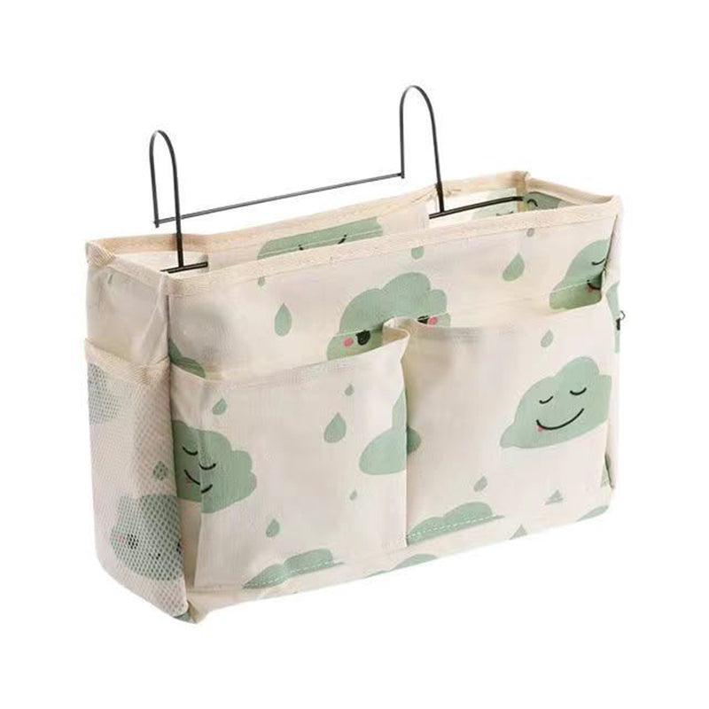 Hanging Bedside Storage Caddy Blue Clouds - Image 10