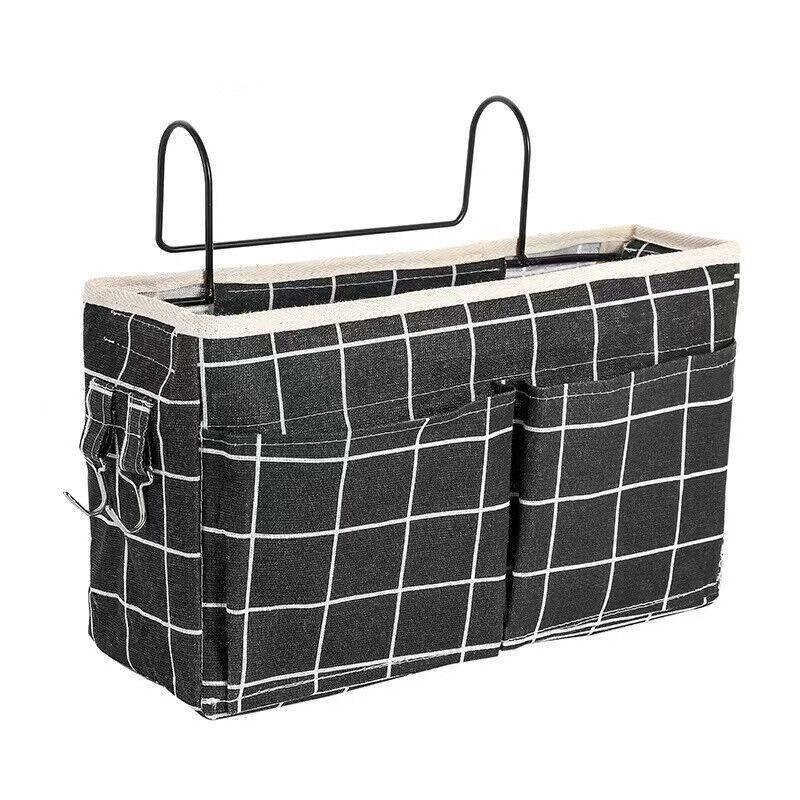 Hanging Bedside Storage Caddy Blue Clouds - Image 11