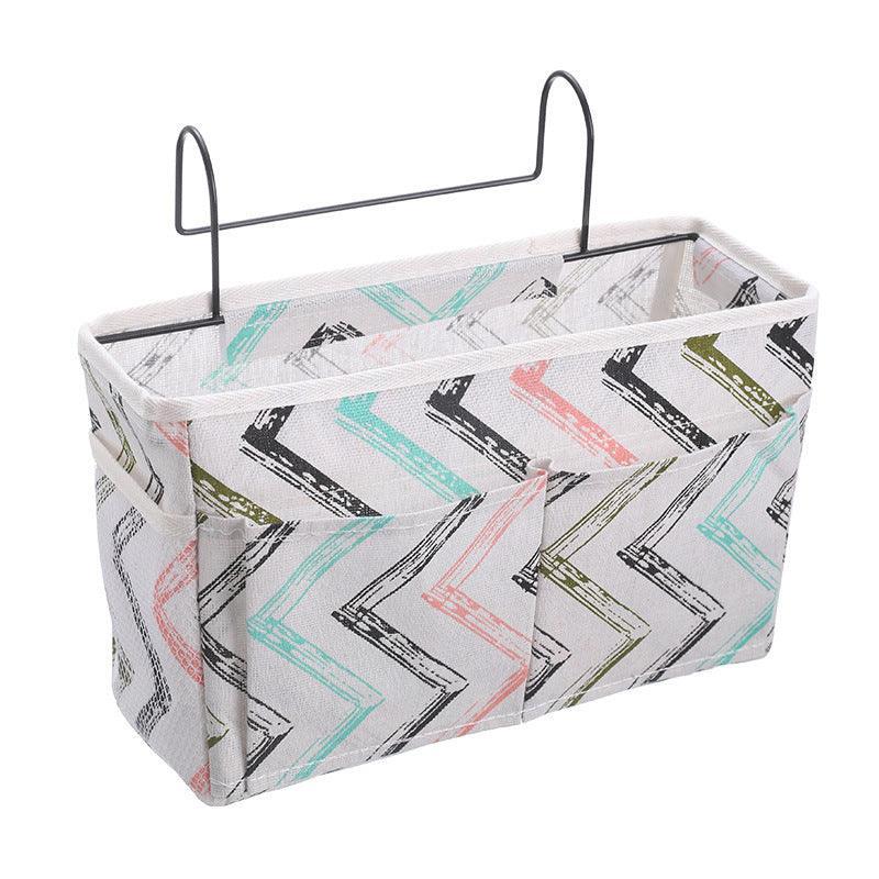 Hanging Bedside Storage Caddy Blue Clouds - Image 16