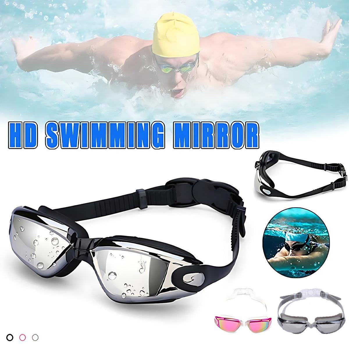 Unisex Swimming Goggles Grey