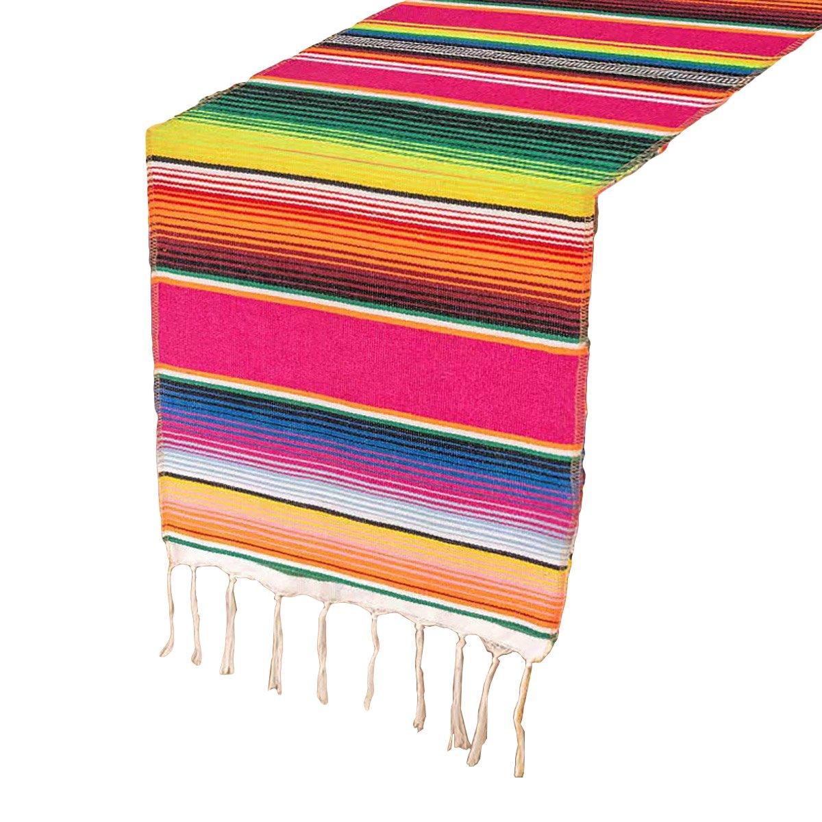 Woven Blanket Tassel Tablecloth Dark Blue - Image 11