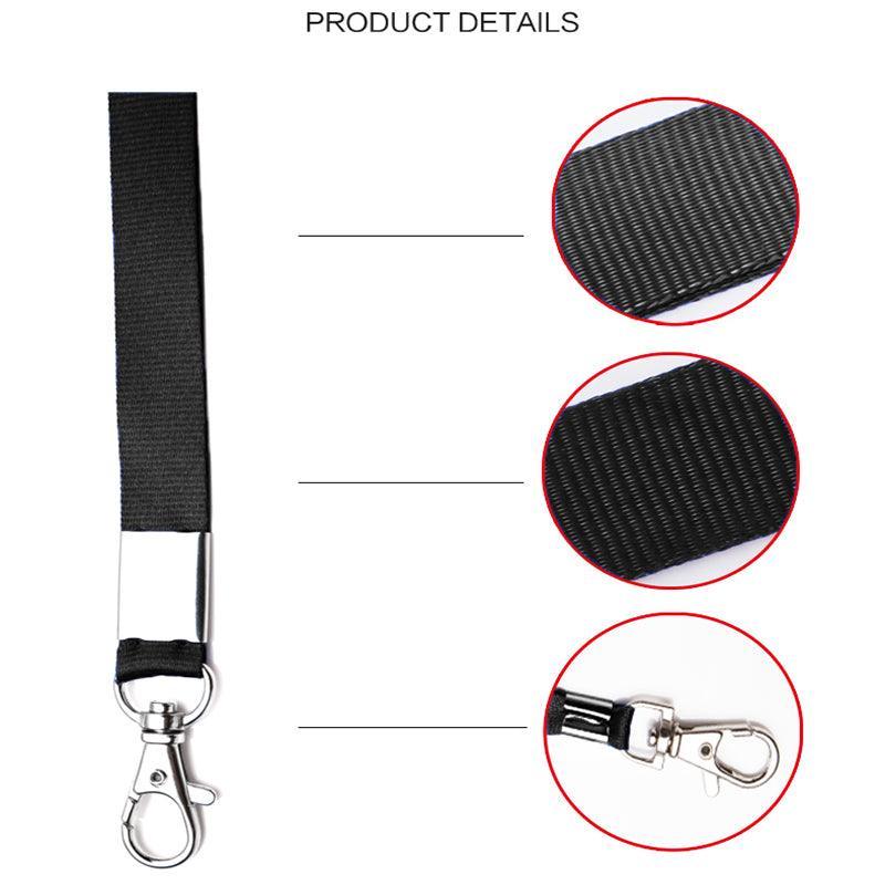 Neck Strap with Clip for ID Badge Orange - Image 4