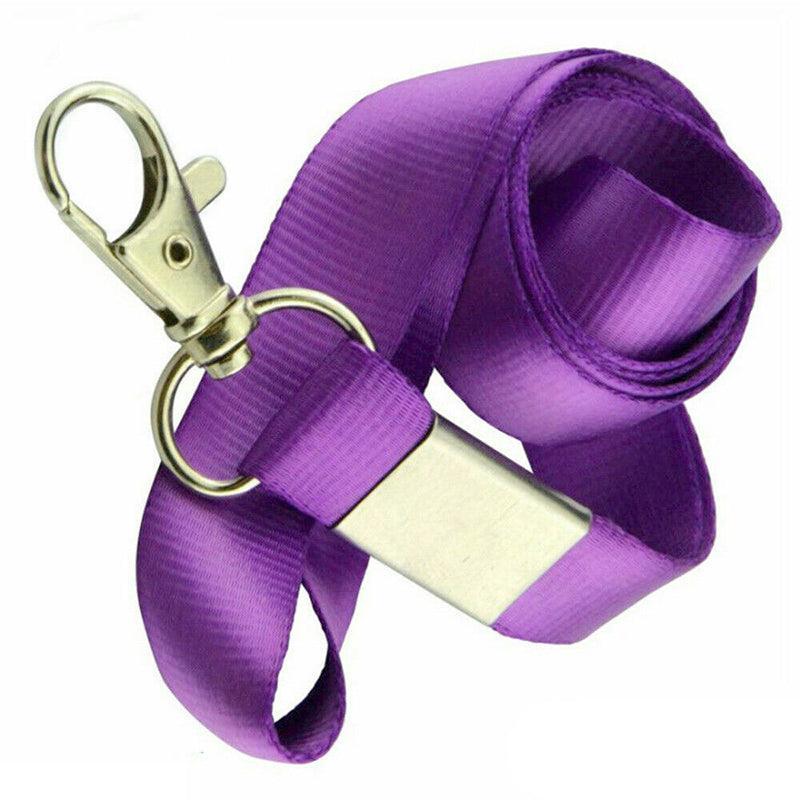 Neck Strap with Clip for ID Badge White - Image 9