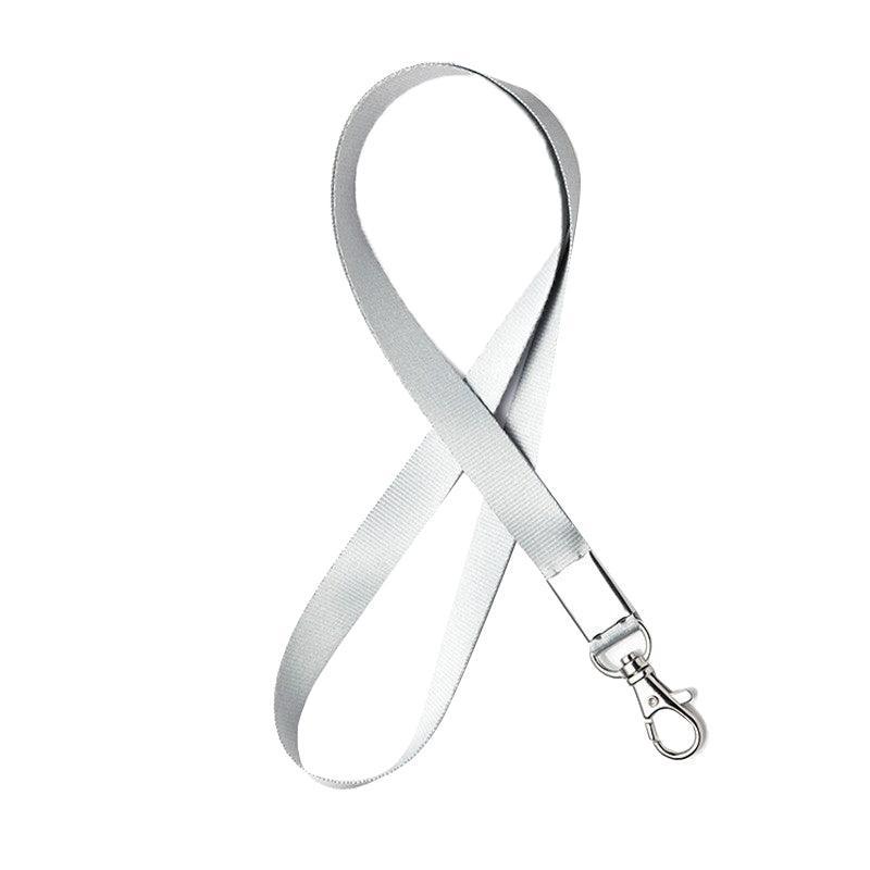 Neck Strap with Clip for ID Badge White - Image 21