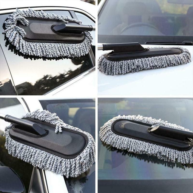 Car Wash Duster Brush Microfiber Telescopic Cleaning Tool - Image 4