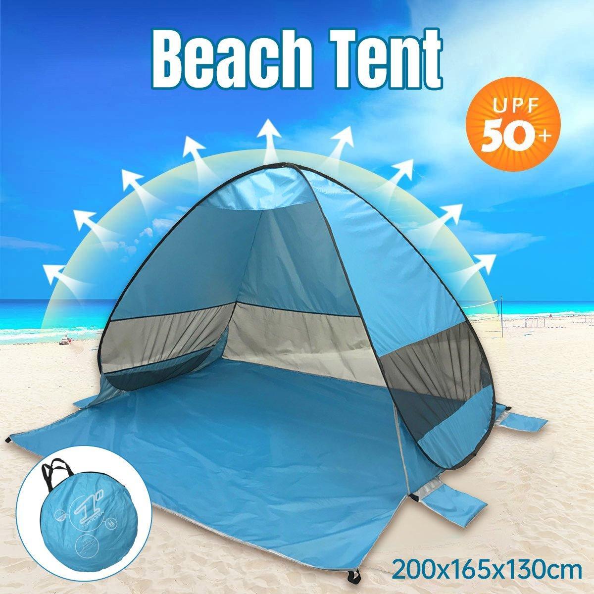 Automatic Pop Up Beach Tent UV Protection
