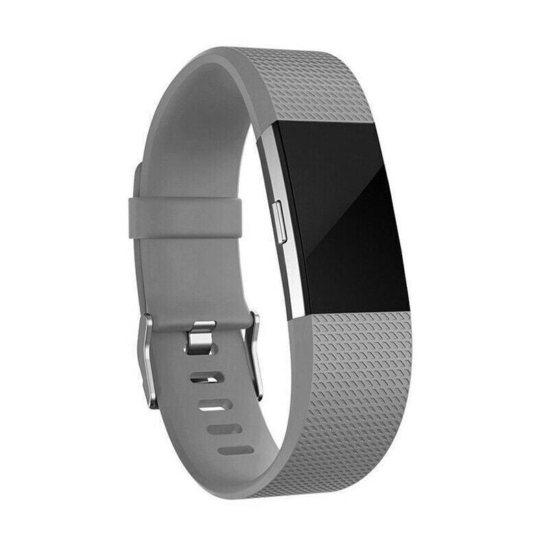 Silicone Watch Strap Fitbit Charge - Grey L