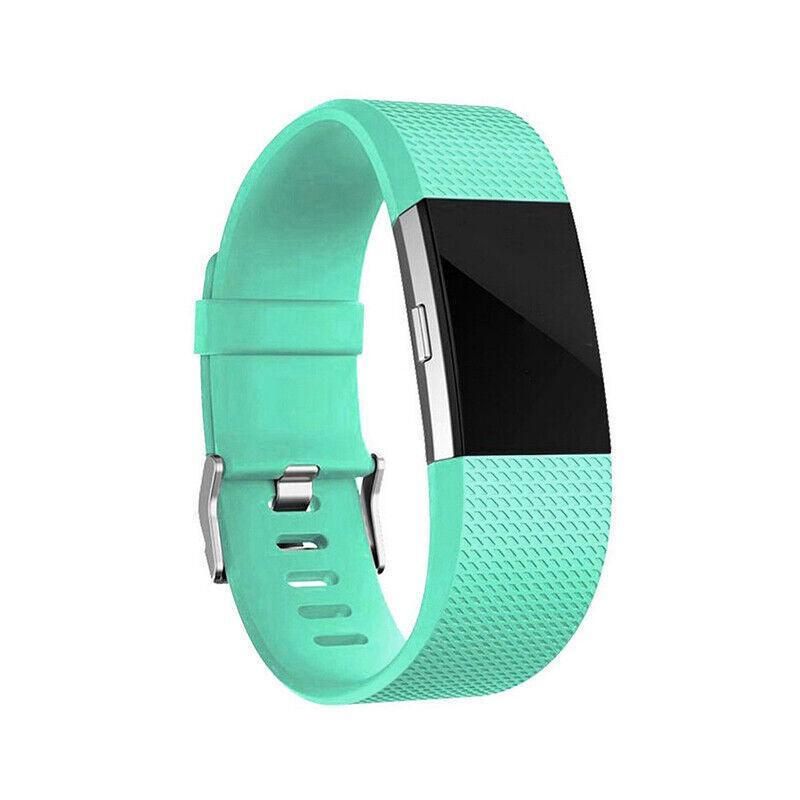 Silicone Watch Strap Fitbit Charge - Lake Blue L