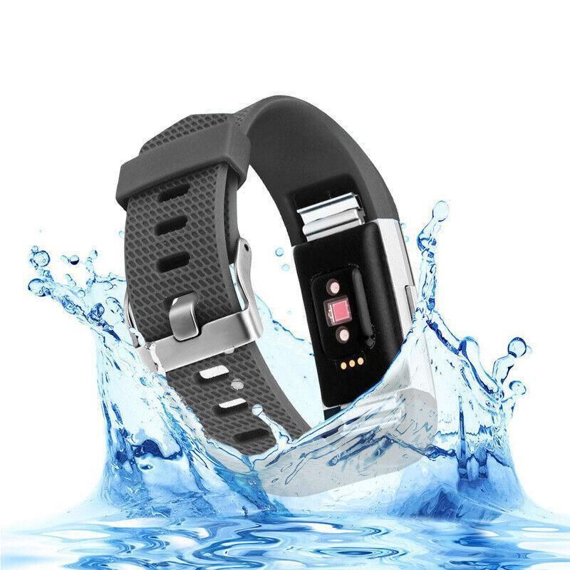 Silicone Watch Strap Fitbit Charge - Purple L - Image 10