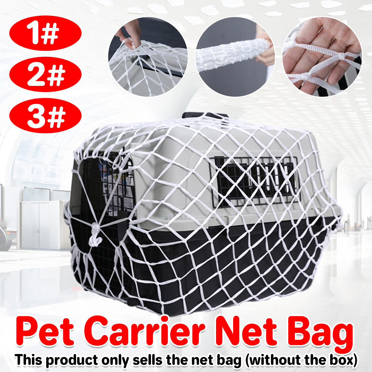 Pet Carrier Net Bag 60x39x39cm