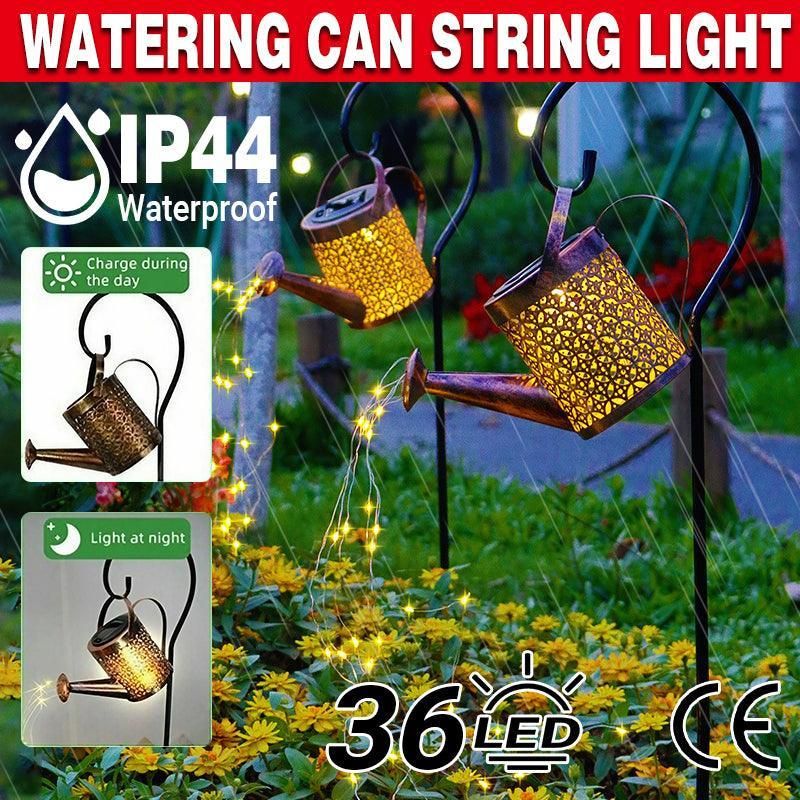 Solar LED Watering Can String Light Style A - Image 2