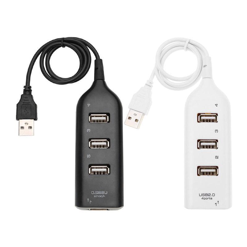 Multi USB Hub 4 Port High Speed Slim White - Image 2
