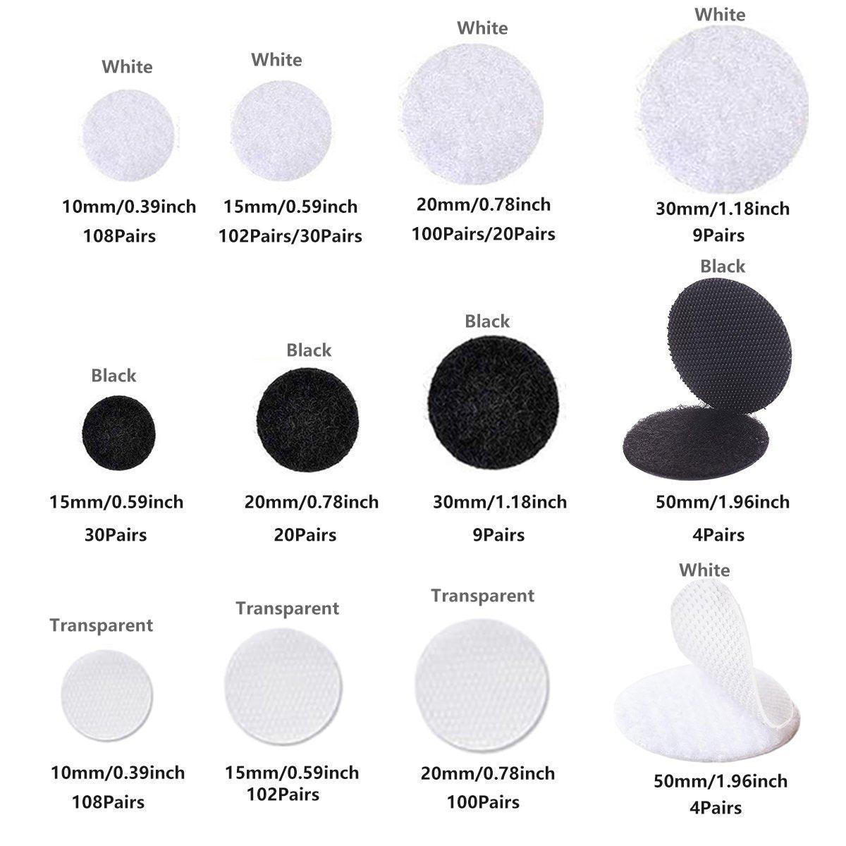 Strong Sticky Round Self Adhesive Dots Transparent 102 Pairs - Image 3