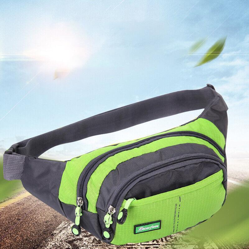 Fanny Pack Zip Pouch Waist Bag - Purple