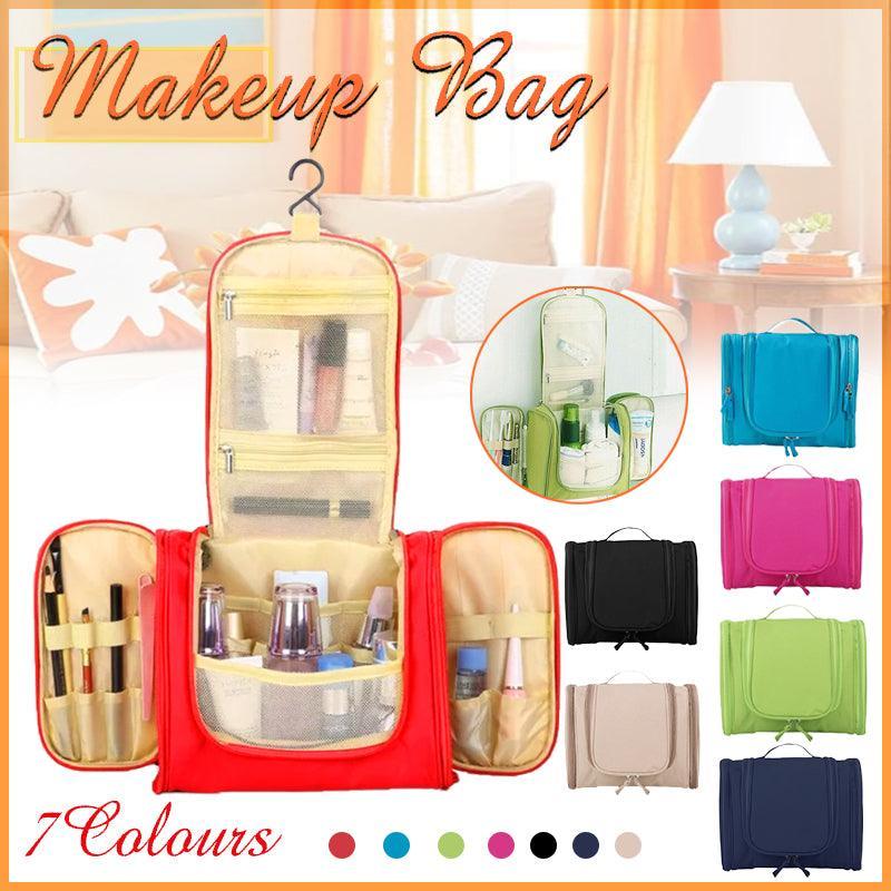 Makeup Bag Hanging Travel Toiletry Organizer Green