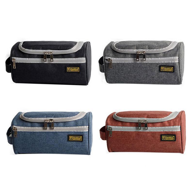Large Capacity Men Travel Toiletry Kit Grey - Image 2