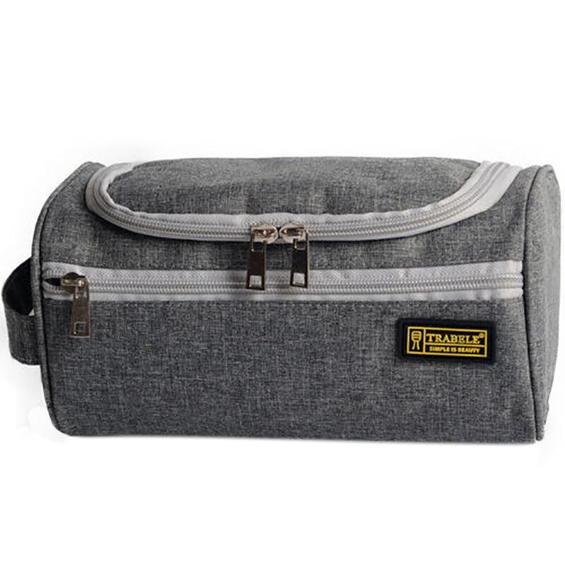 Large Capacity Men Travel Toiletry Kit Grey - Image 7