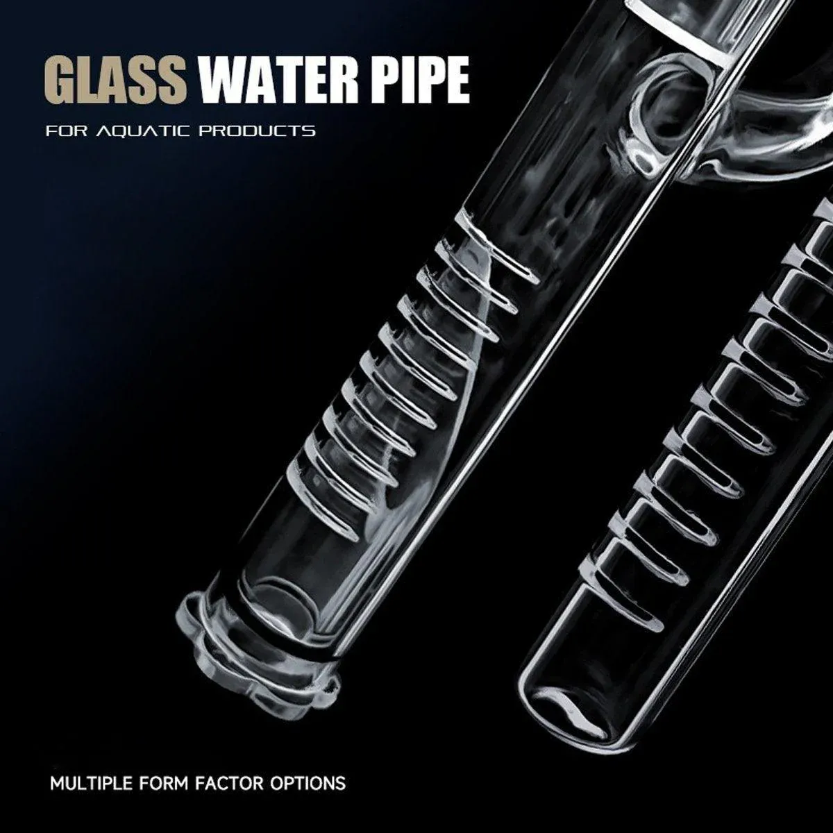 Aquarium Glass Inlet Outlet Pipe 12mm Hemispherical - Image 8