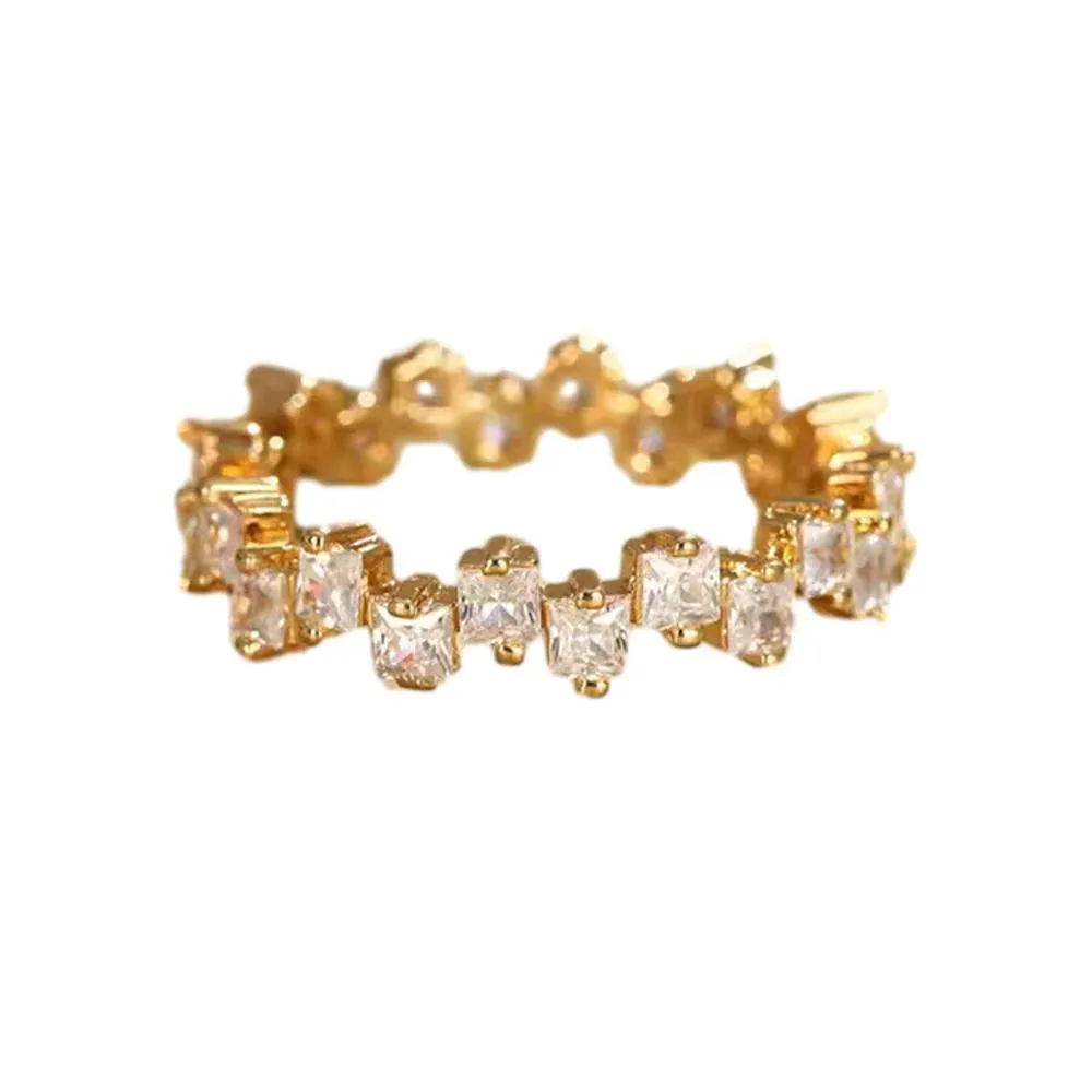 Square 1.2ct Diamond Ring - White 6