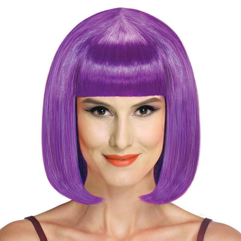 Short Bob Wig with Bangs Yellow - Image 14