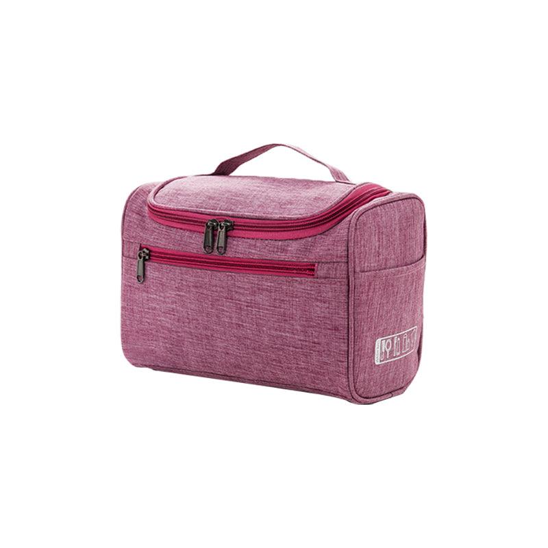 Womens Cosmetic Bag Make Up Case Wine Red - Image 6