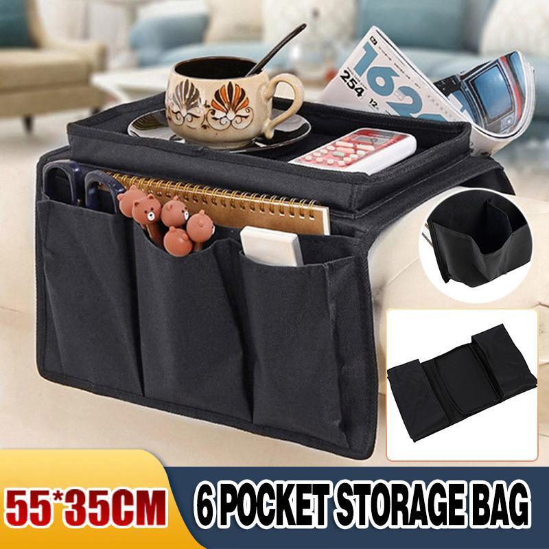 6 Pocket Couch Organizer Remote Storage Holder